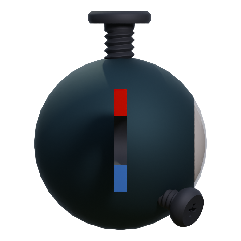 Right view of the Pokemon Mignamate 3D model