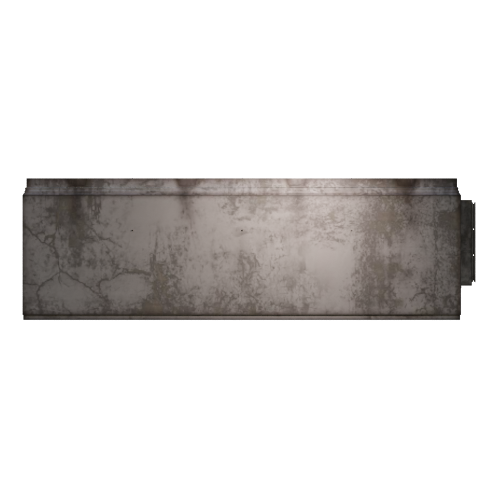 Left view of the Guard House 3D model