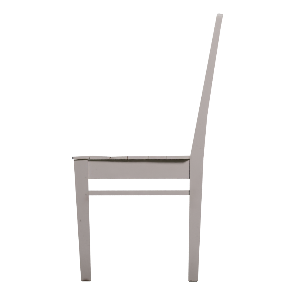 Left view of the Painted Wooden Chair 3D model