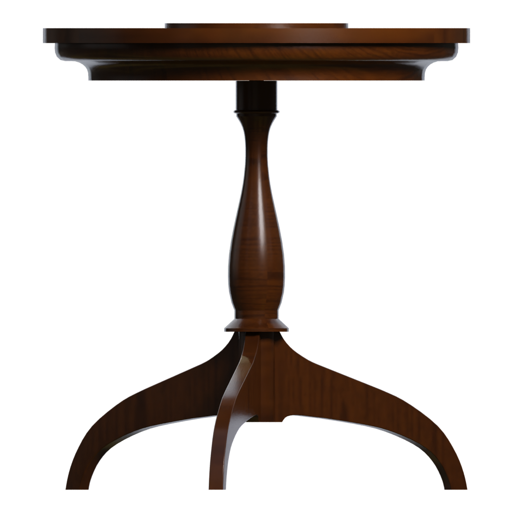 Left view of the Fern Stand 3D model