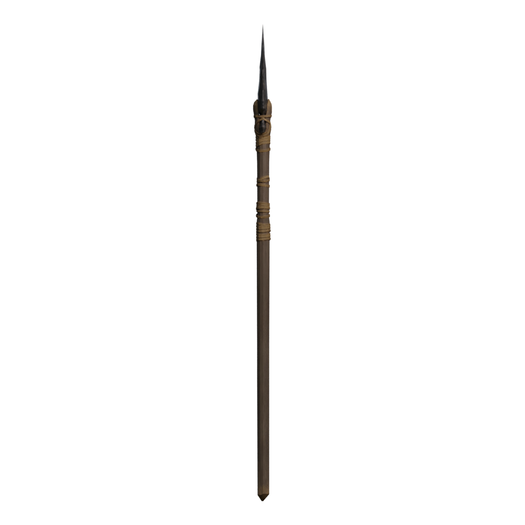 Back view of the Spear 3D model