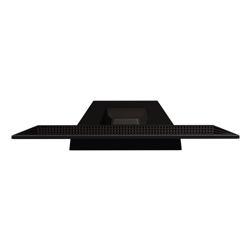 Top view of the LCD TV 3D model
