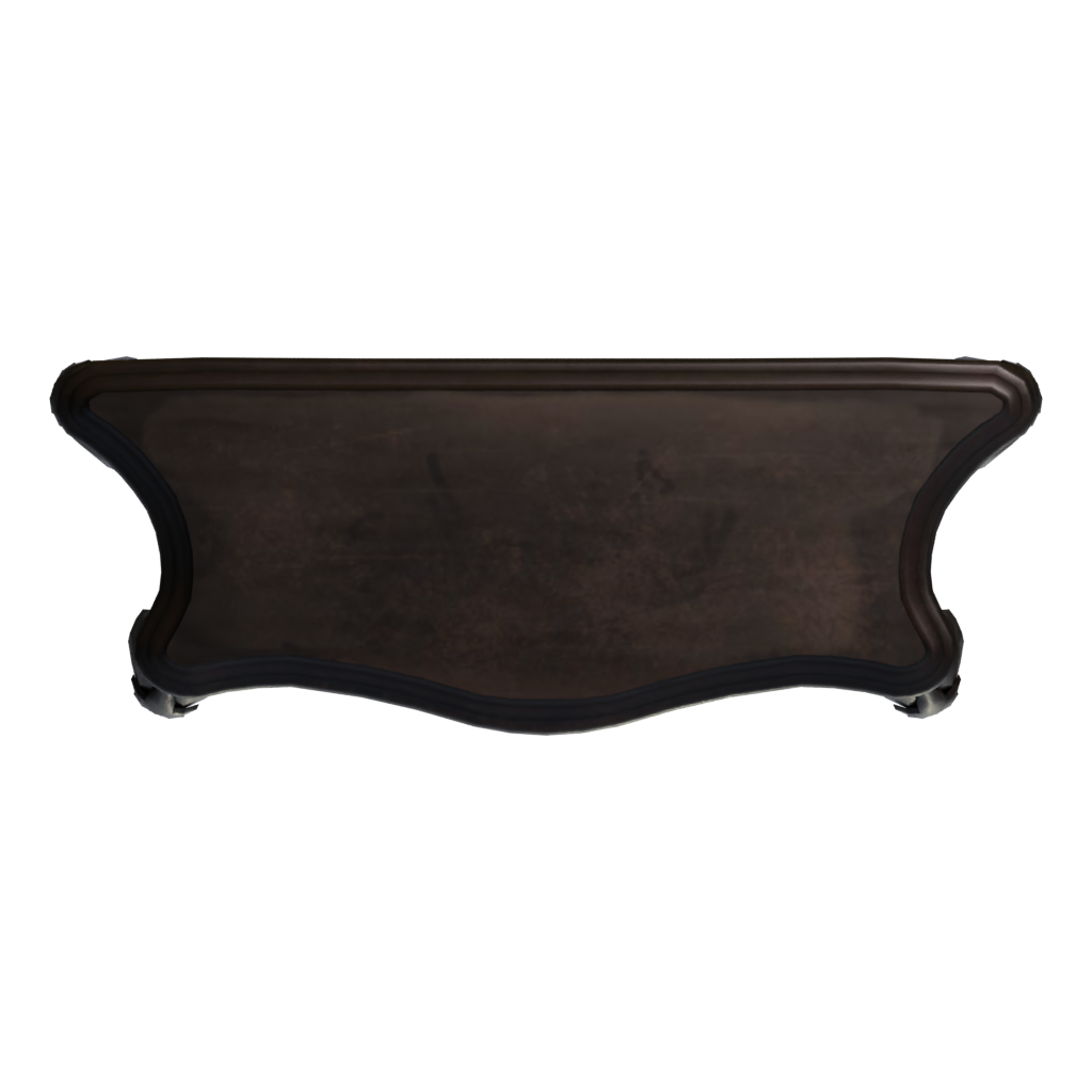 Top view of the Classic Console 3D model