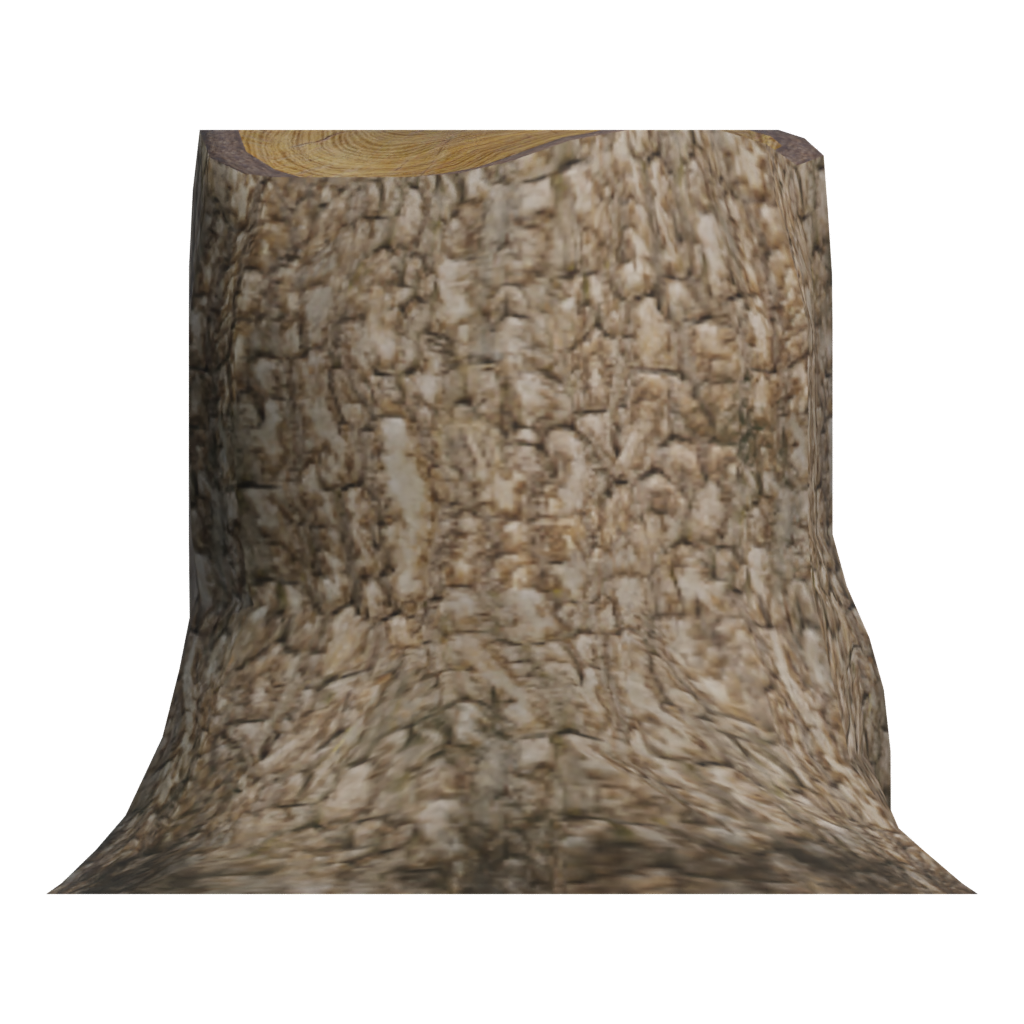 Back view of the Tree 0014 3D model