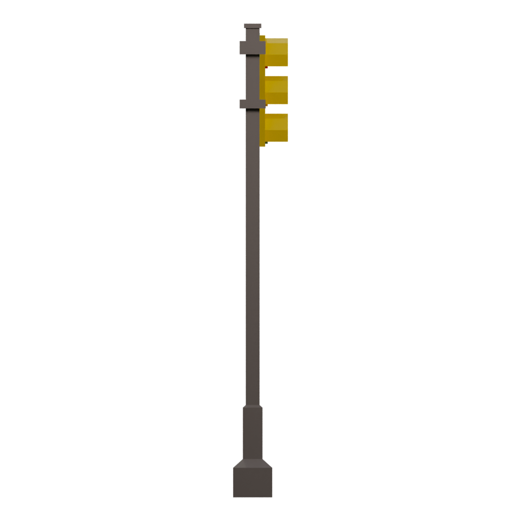 Right view of the Traffic Light 3D model