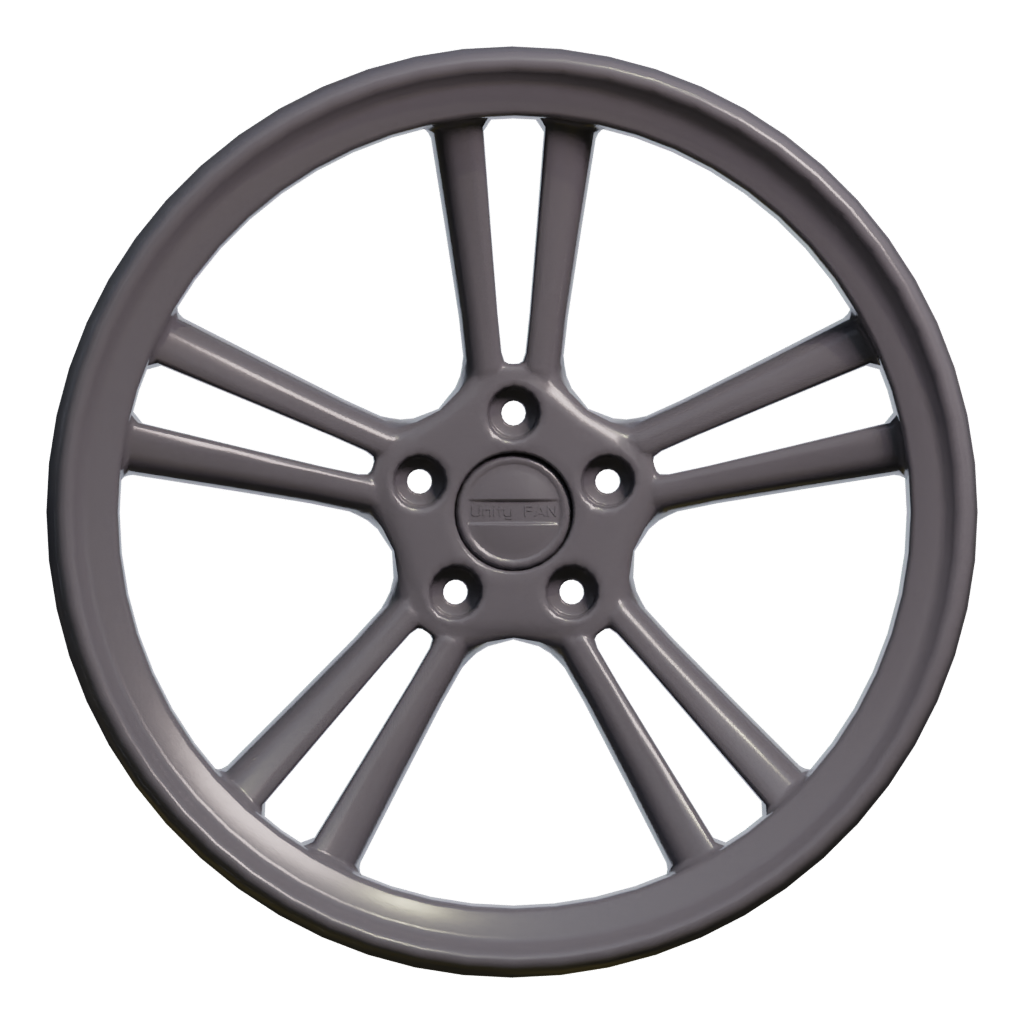 Front view of the Wheel 3D model