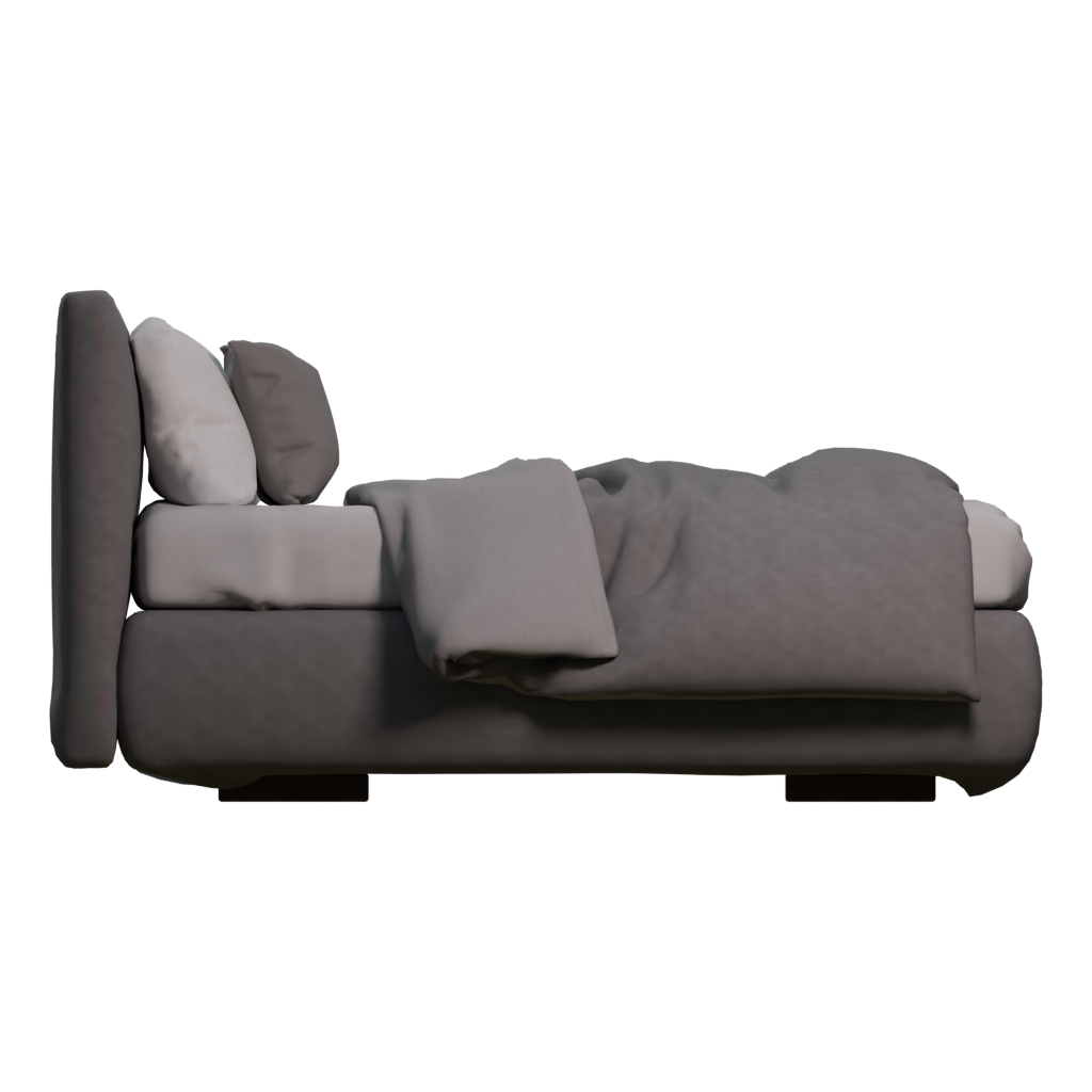 Right view of the Bed 3D model