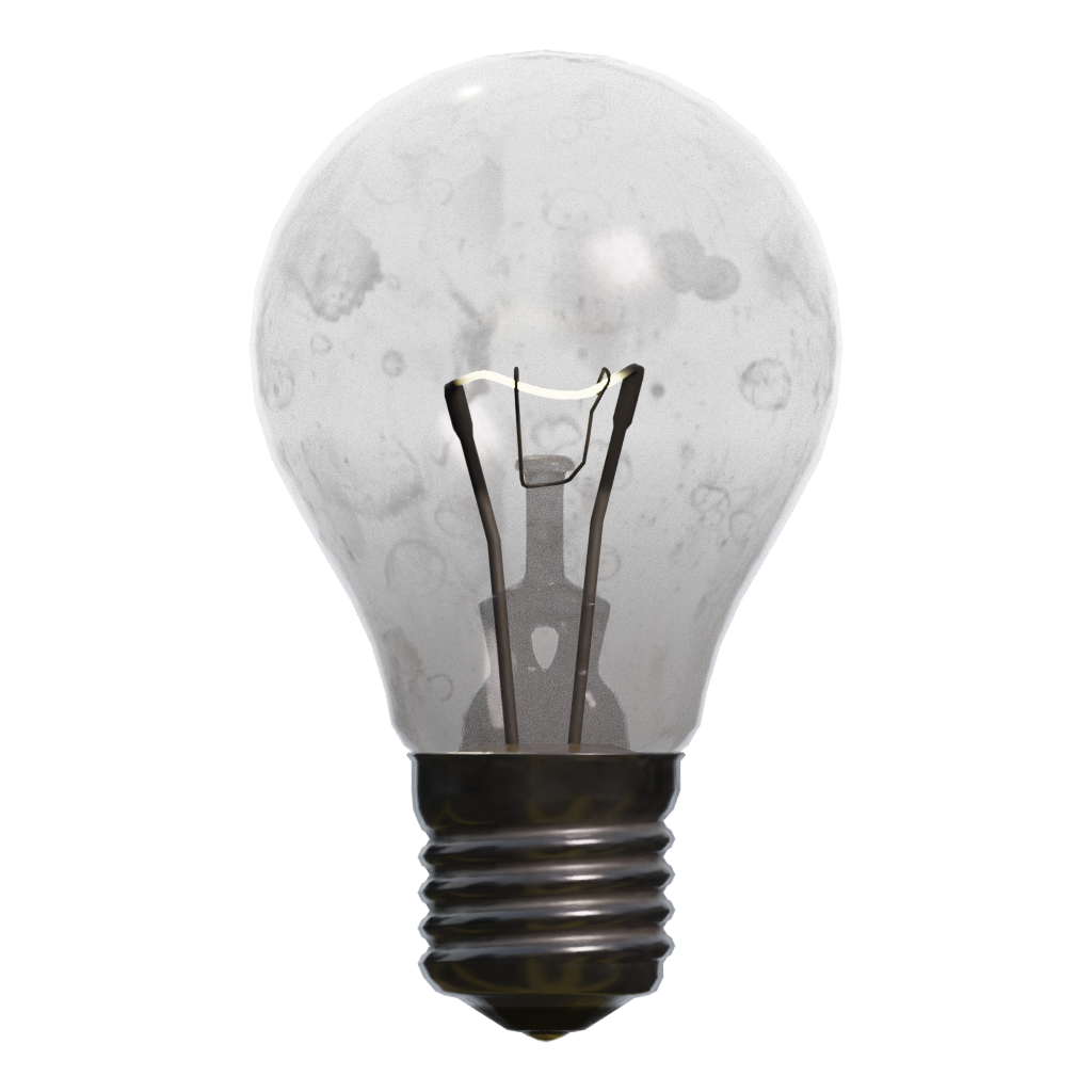 Right view of the Lightbulb 3D model