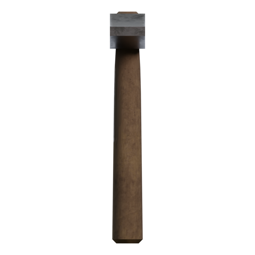 Left view of the Hummer And Nail 3D model
