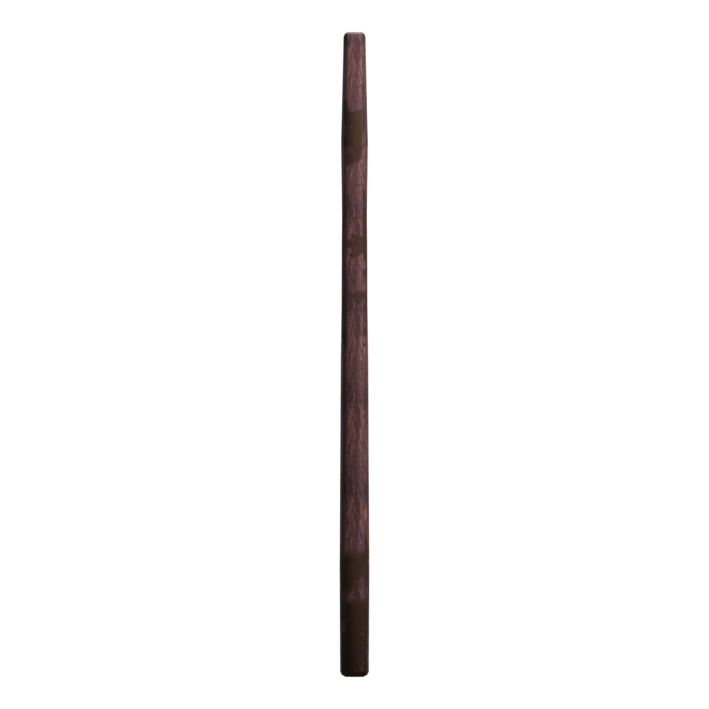 Right view of the Medieval Ladder 3D model