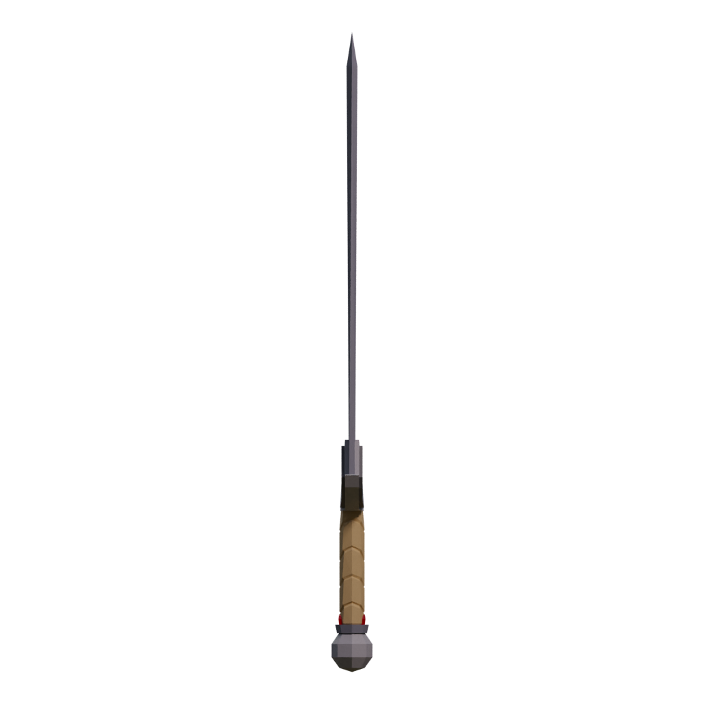 Right view of the Sword 3D model