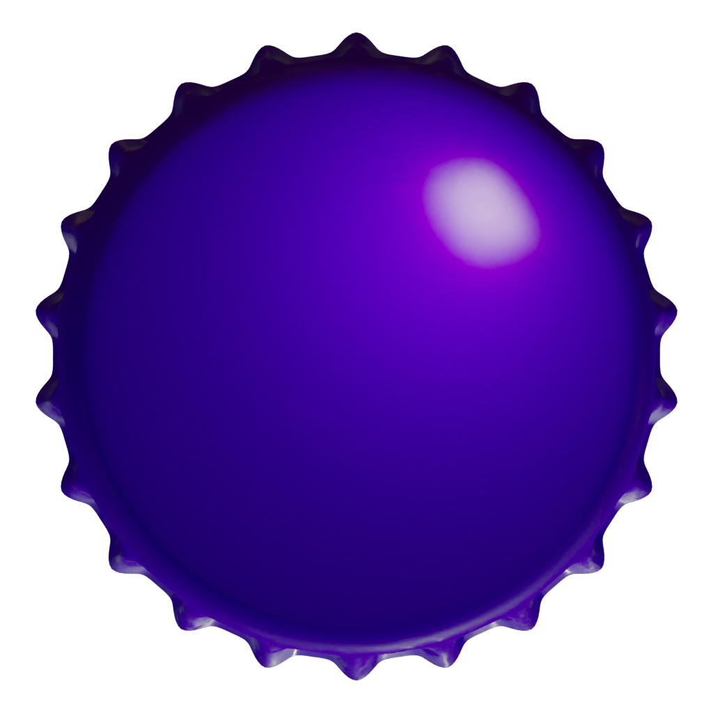 Top view of the Tapa De Botella 3D model