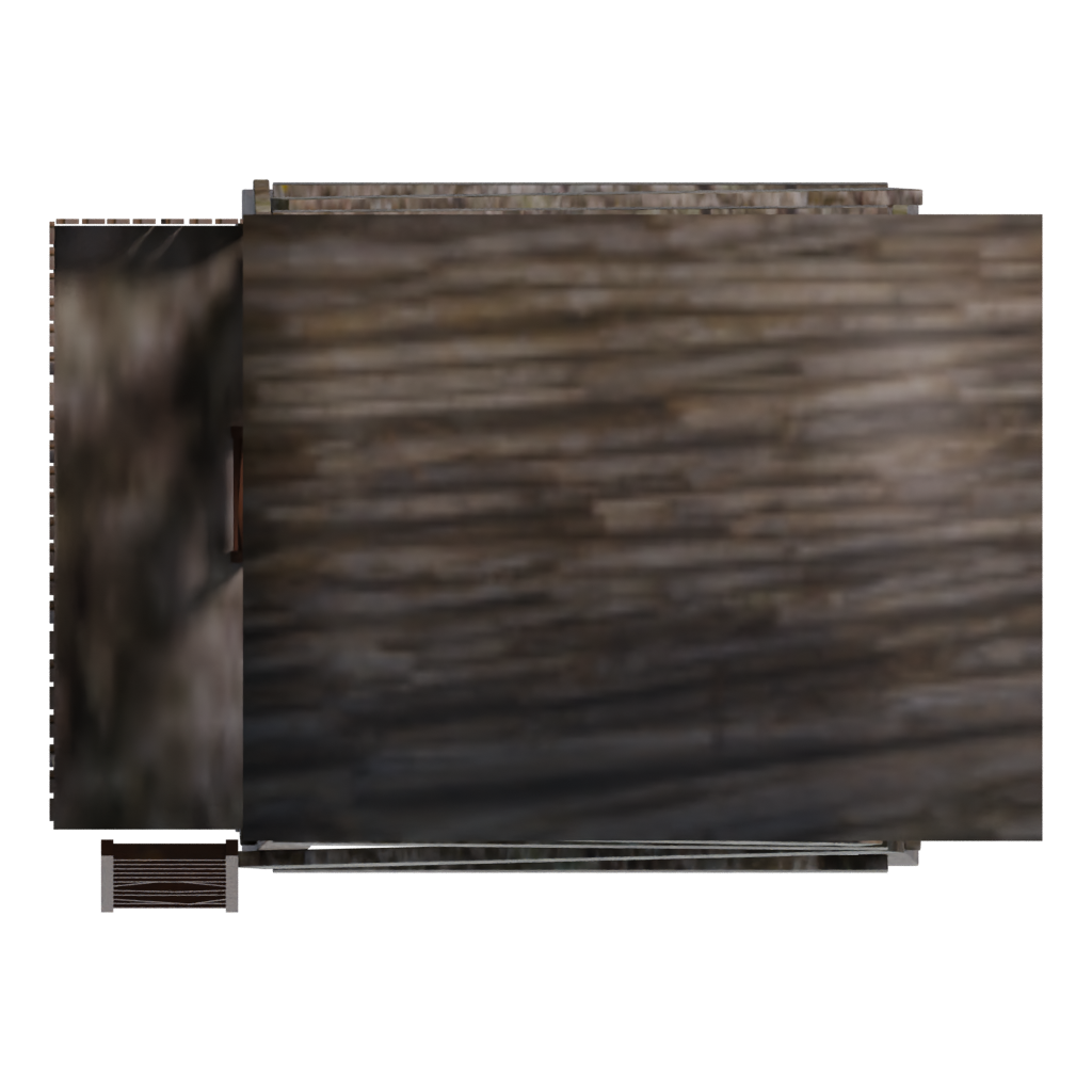 Top view of the Tower 3D model