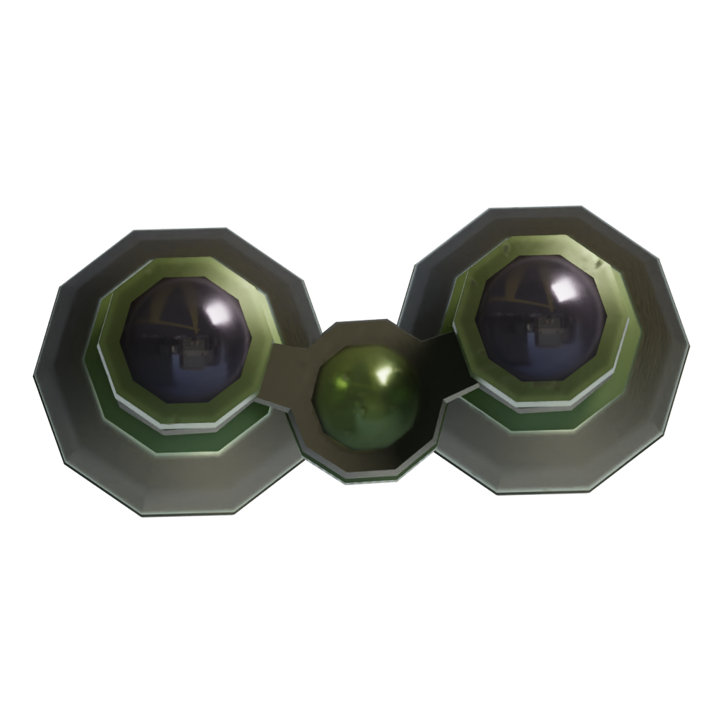 Top view of the Telescop 3D model