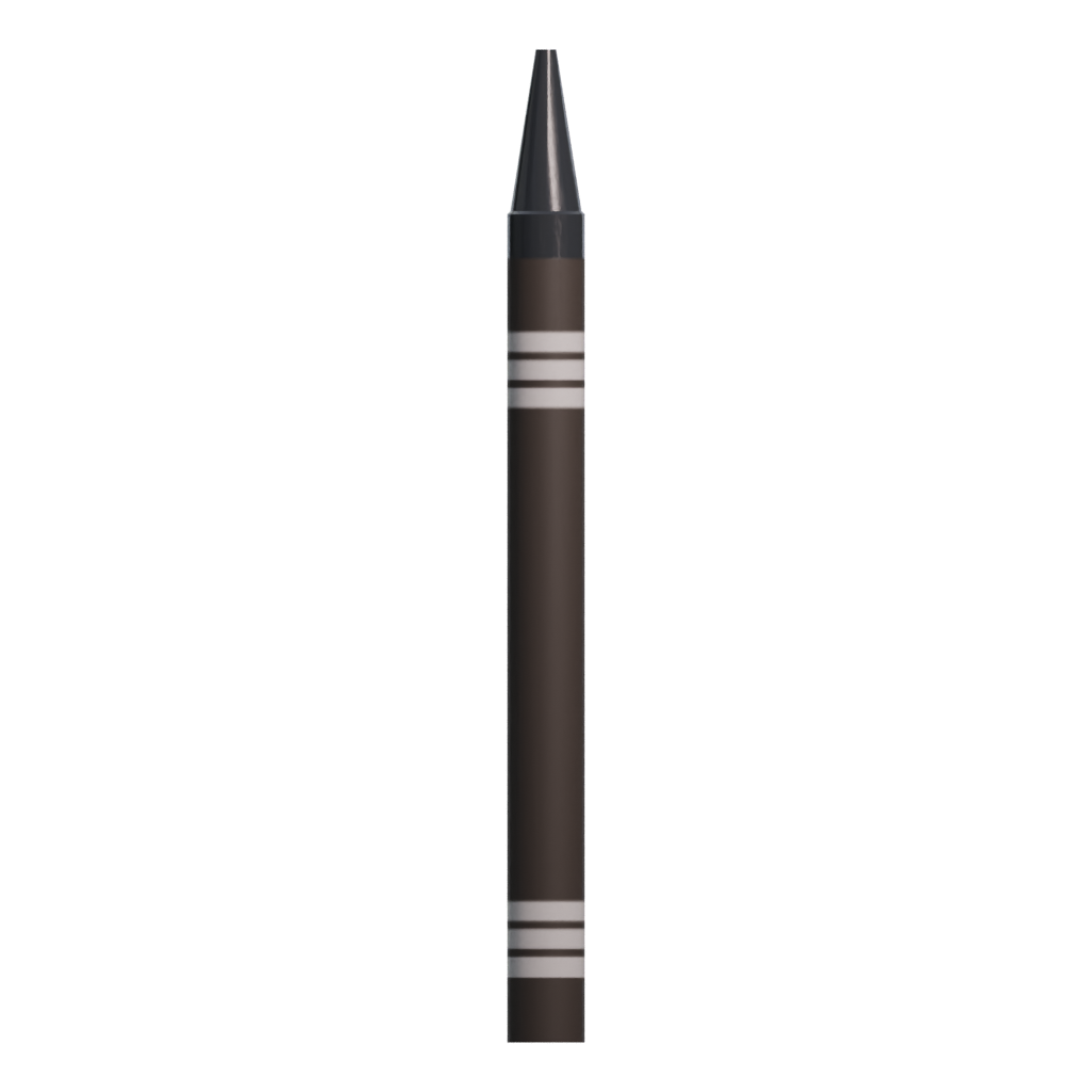 Right view of the Crayons 3D model