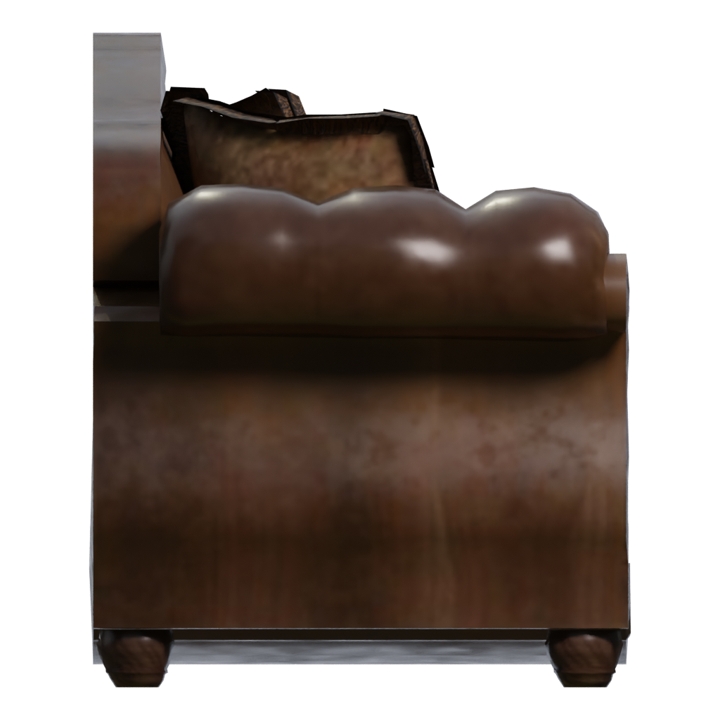 Right view of the Sofa 3D model