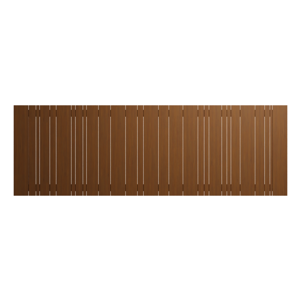 Top view of the The Dining Table 3D model