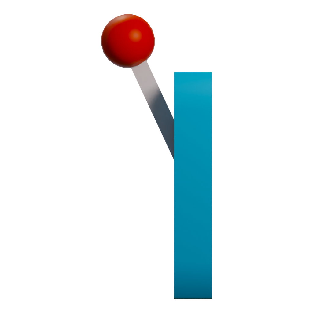 Left view of the Lever 3D model