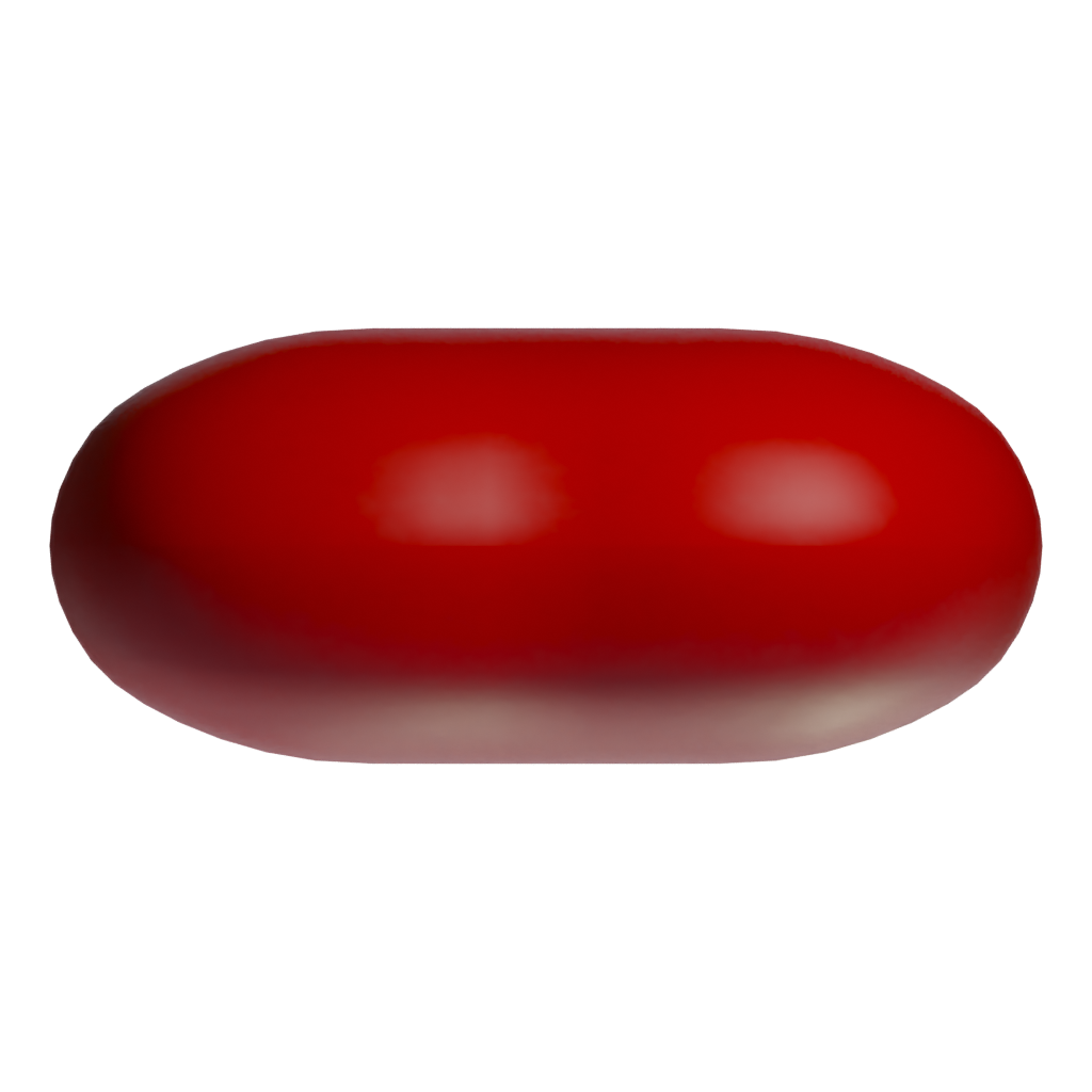 Top view of the Heart 3D model