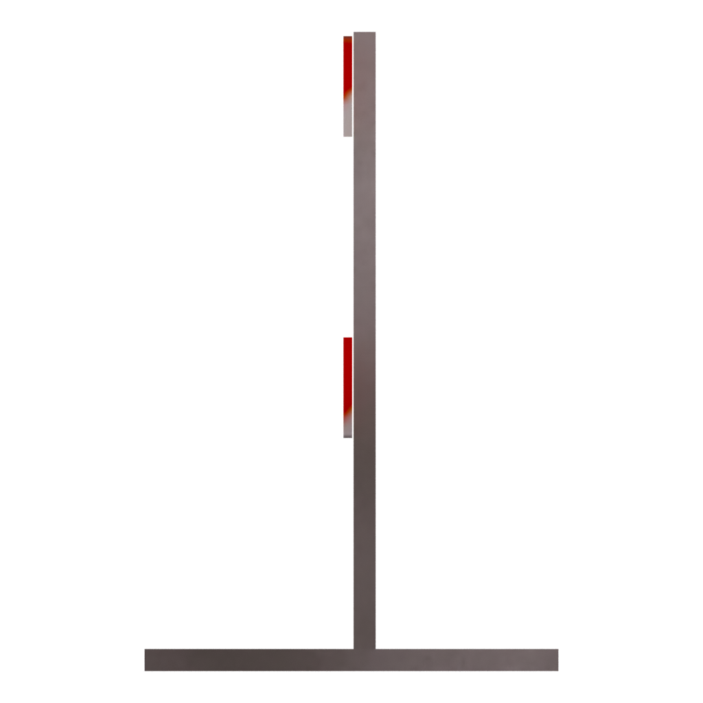 Right view of the Road Closed 3D model