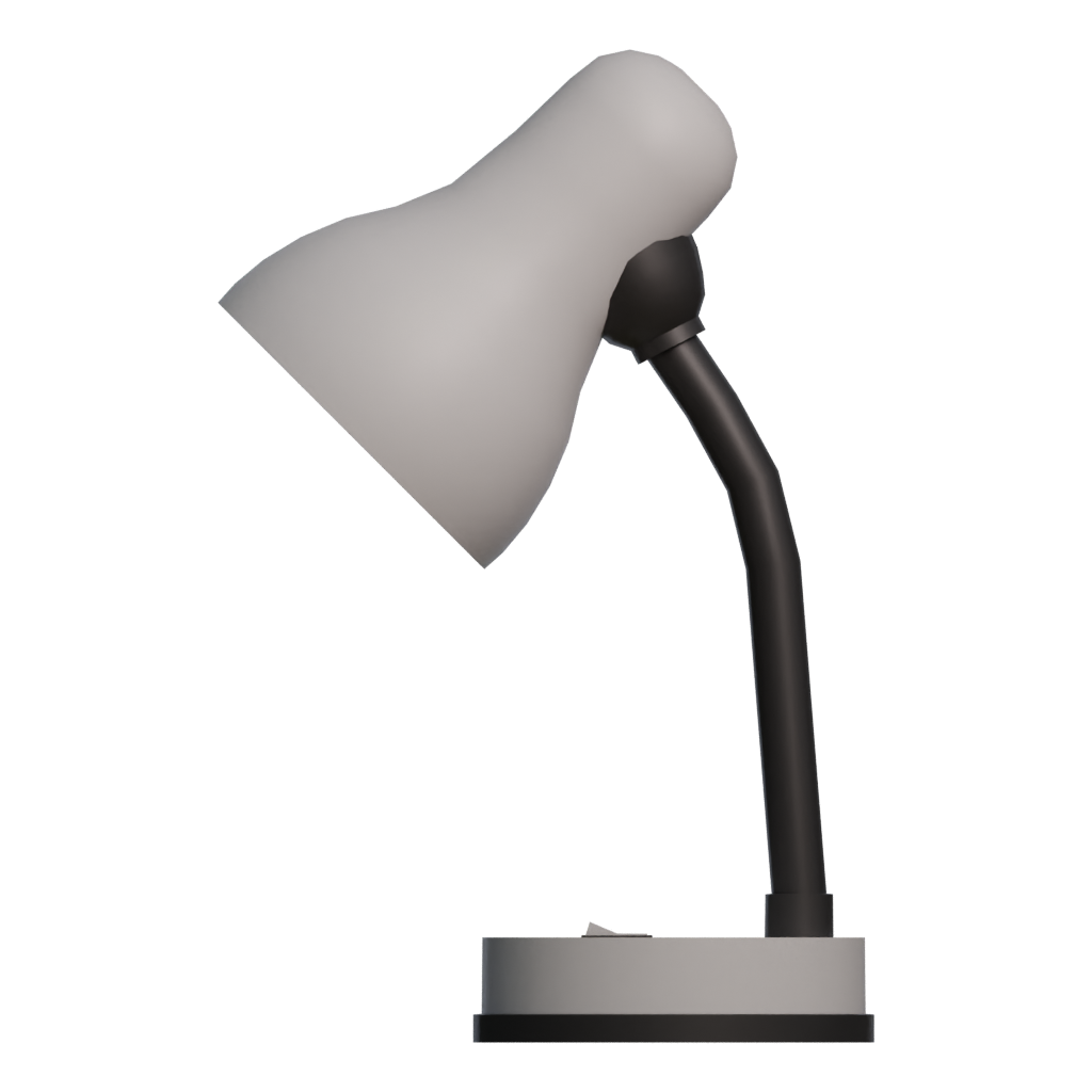 Back view of the Lamp 3D model