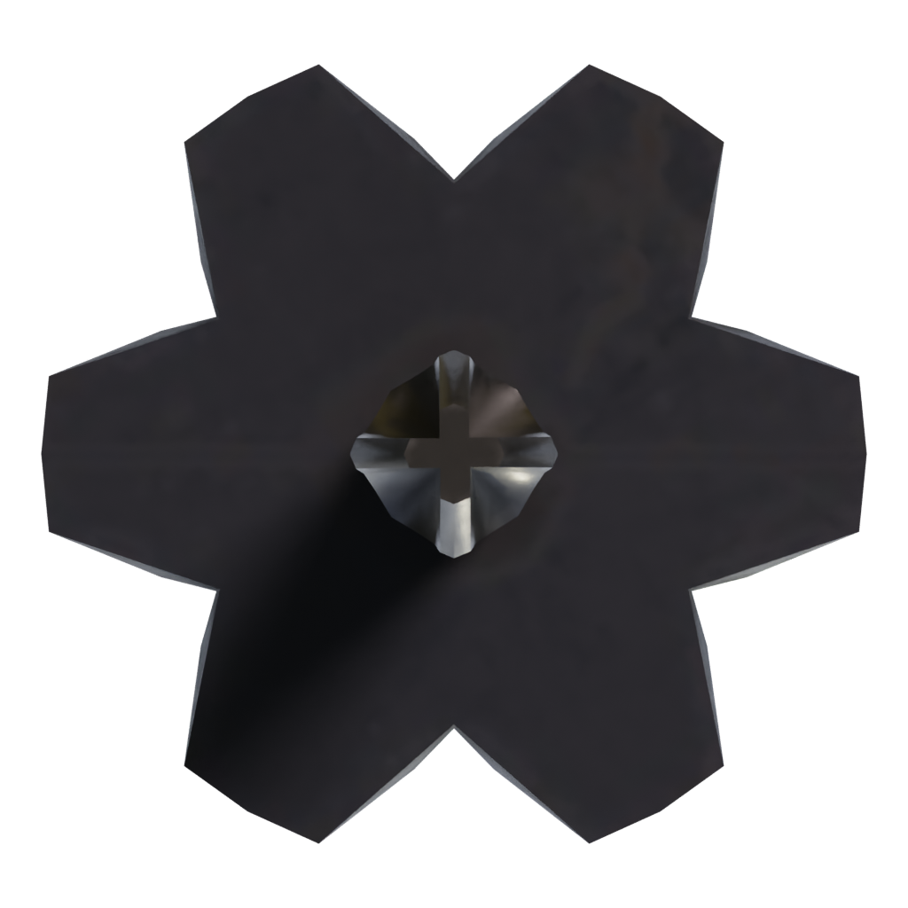 Top view of the Turn Screw 3D model