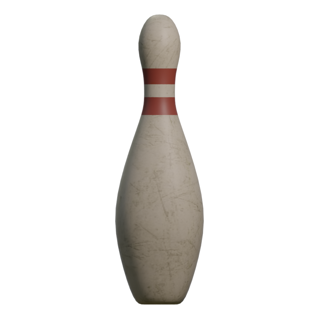 Right view of the Bowling Set 3D model