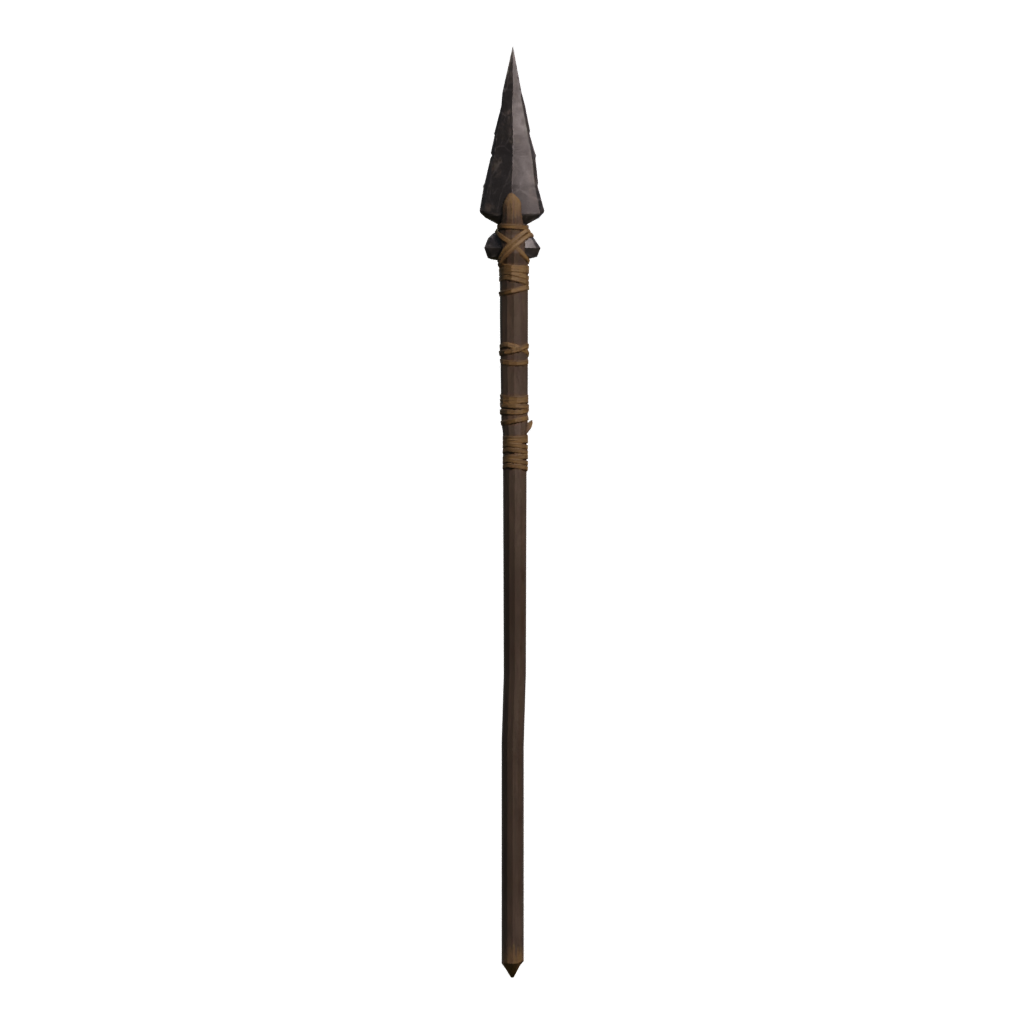 Right view of the Spear 3D model