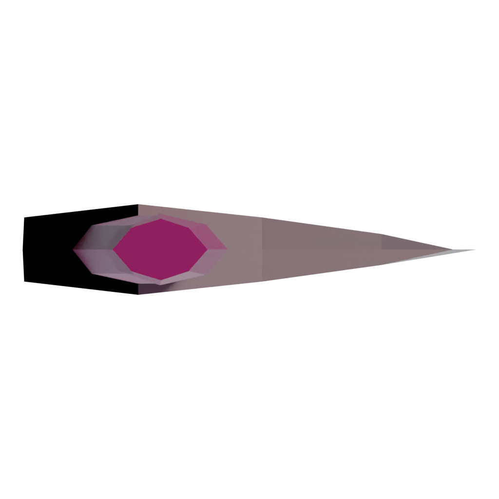 Bottom view of the Lumber Axe 3D model