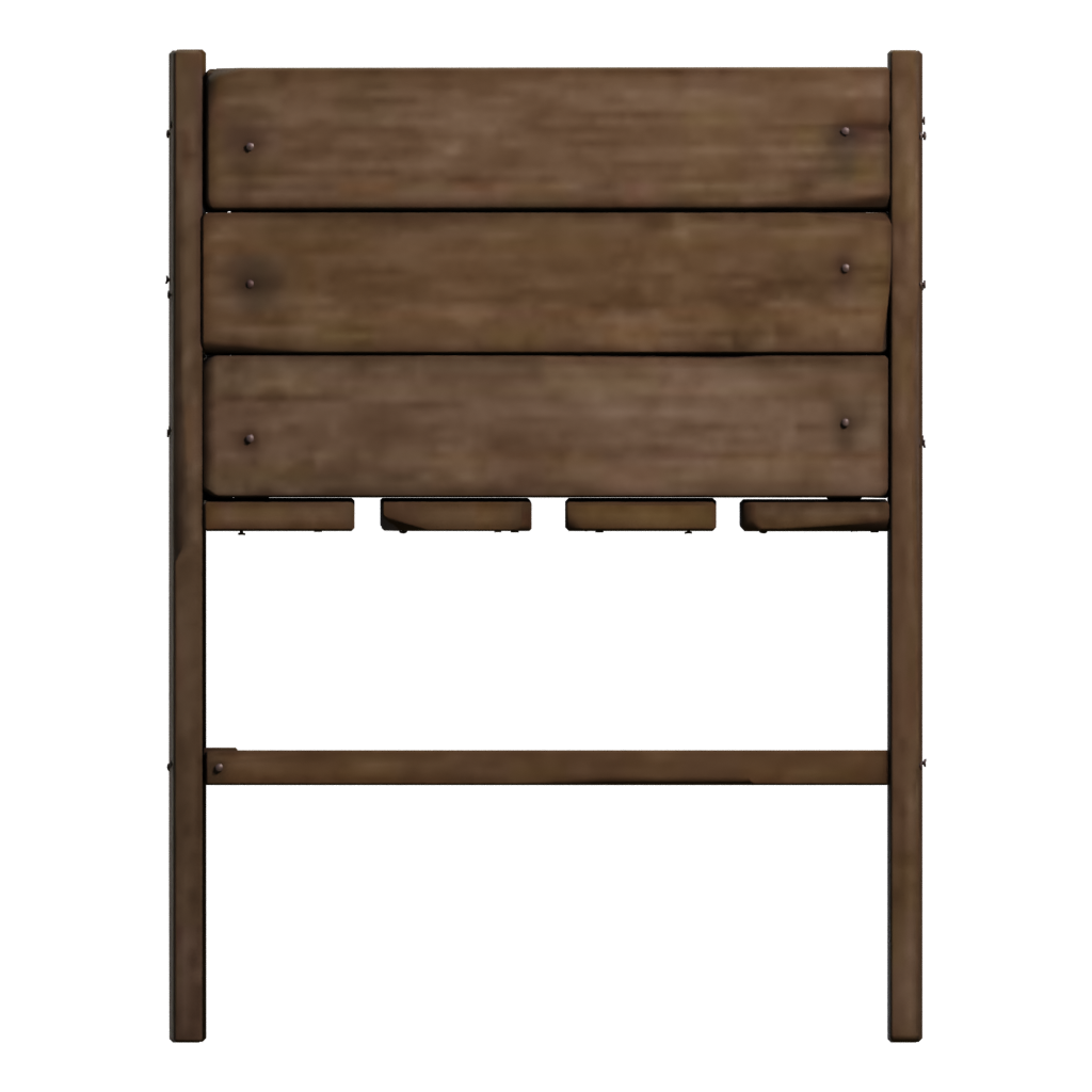 Right view of the Planter Box 3D model