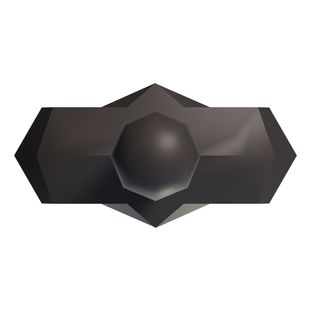 Top view of the Soul Eater Krona Sword 3D model