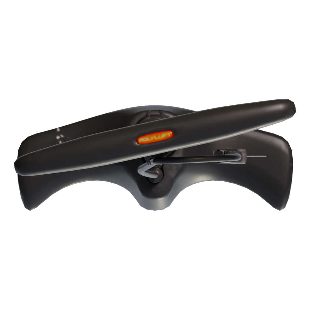 Top view of the Tire Pump 3D model