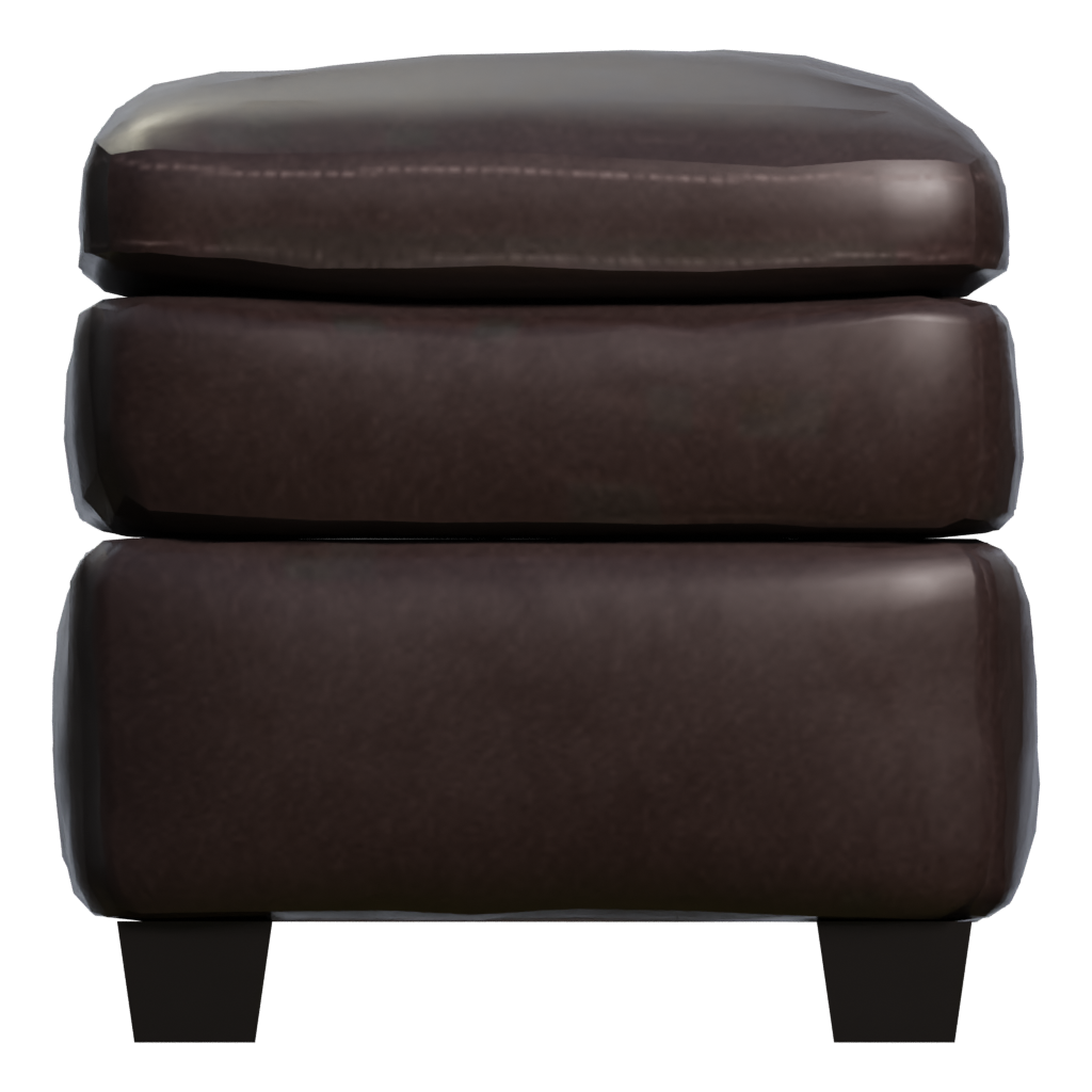 Right view of the Ottoman 3D model