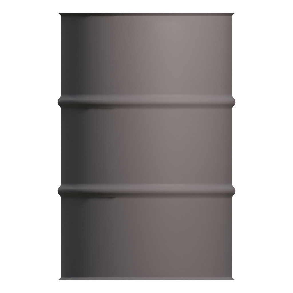 Left view of the Barrel 3D model