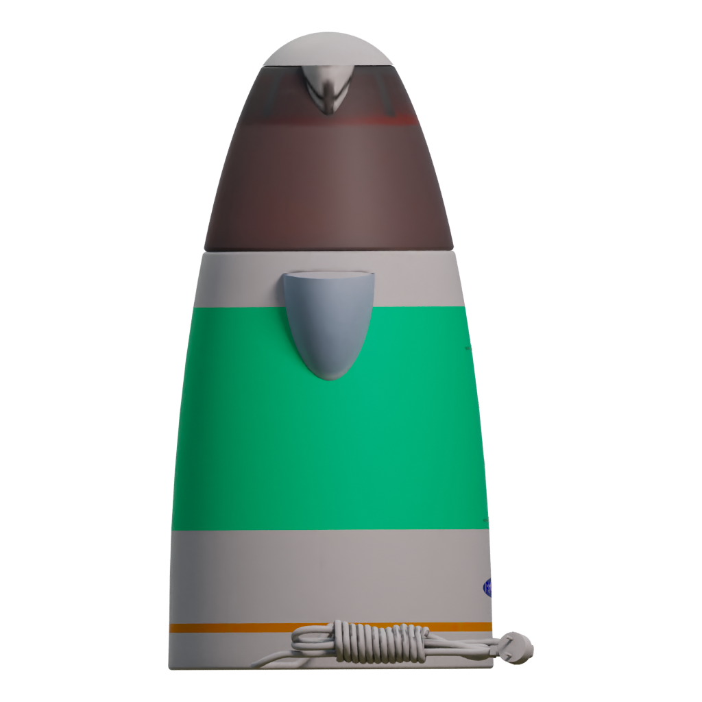 Right view of the Turkish Tea Machine 3D model