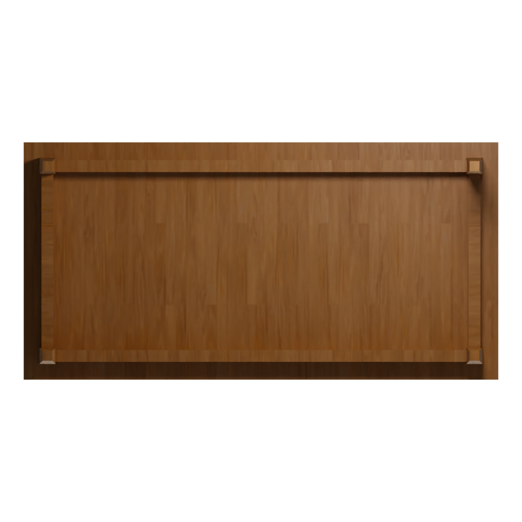 Bottom view of the Table For Kitchen Dining Room Wood Materal 3D model