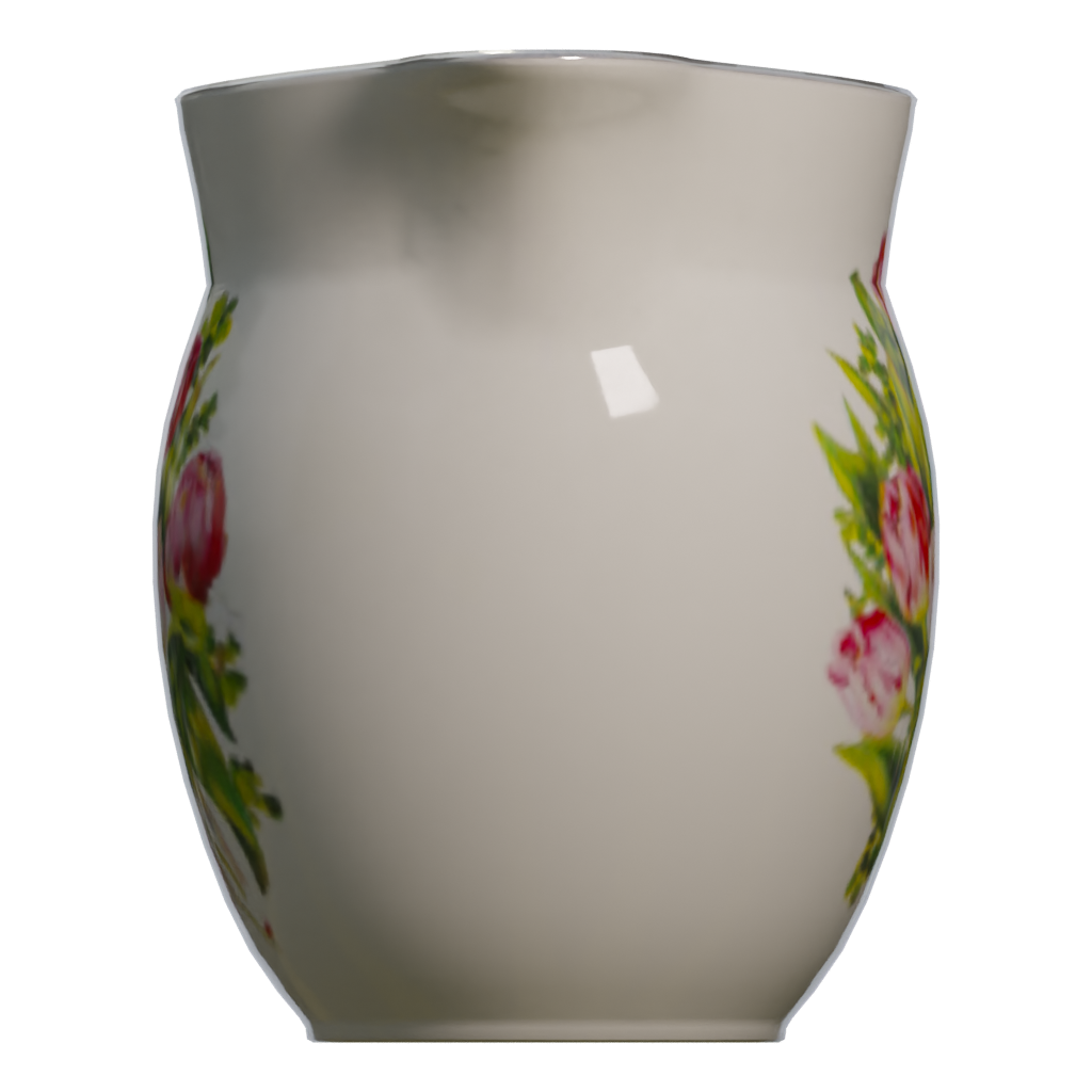 Left view of the Jug 3D model