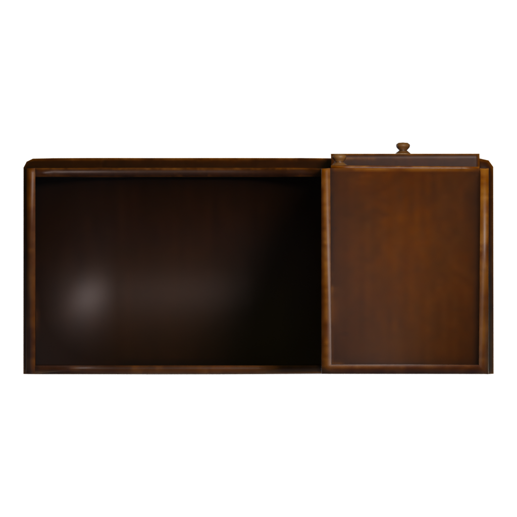 Bottom view of the Table Chair 3D model