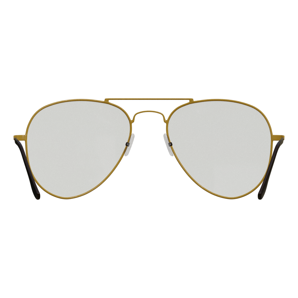 Back view of the Rayban 3D model