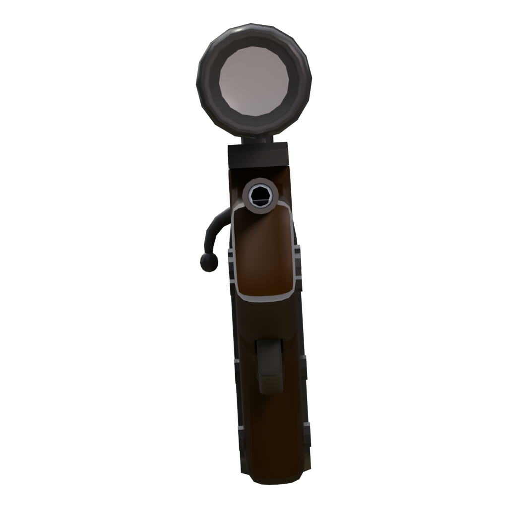 Left view of the Sniper 3D model