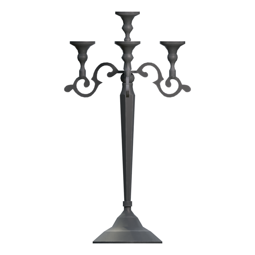 Right view of the Candelabrum 3D model