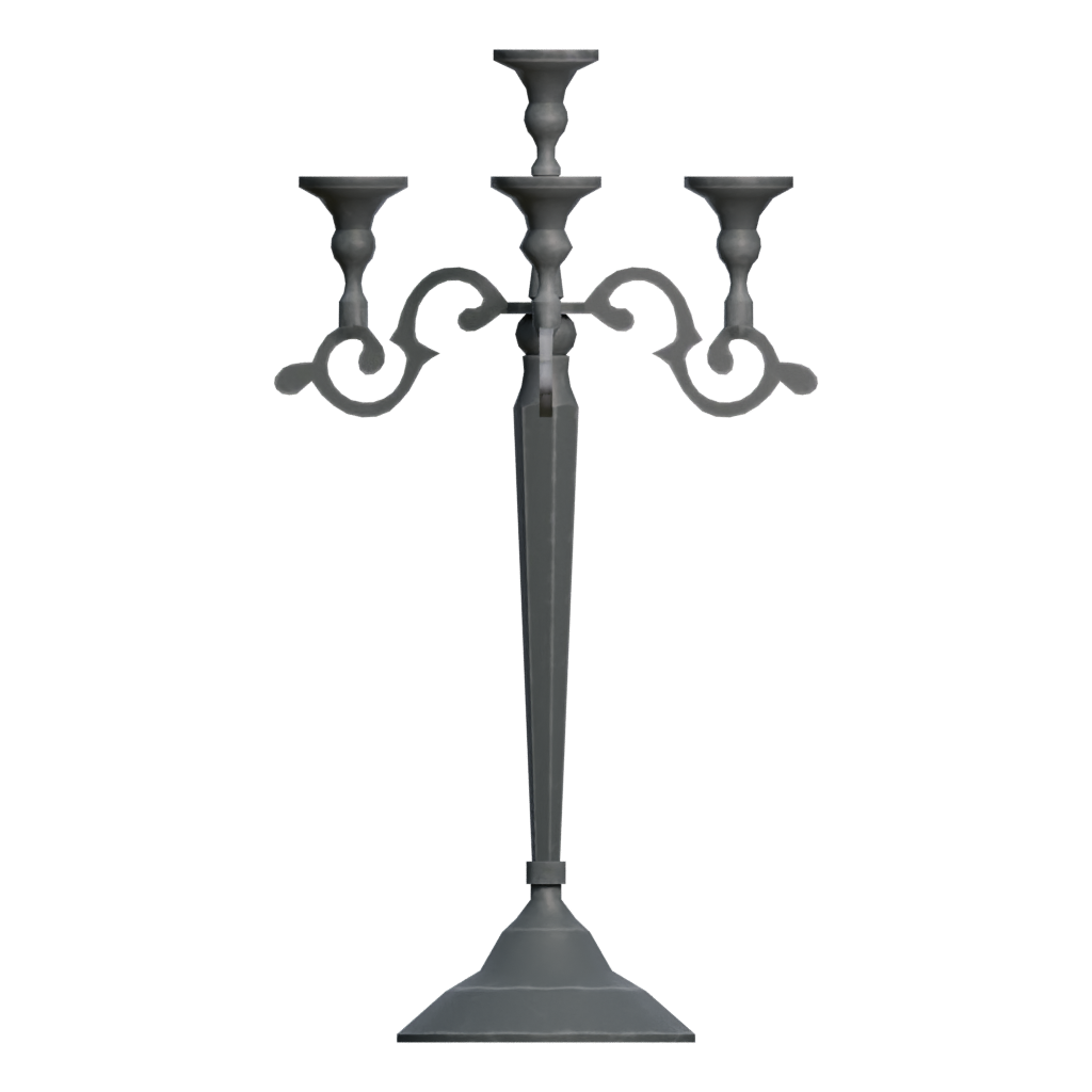 Front view of the Candelabrum 3D model
