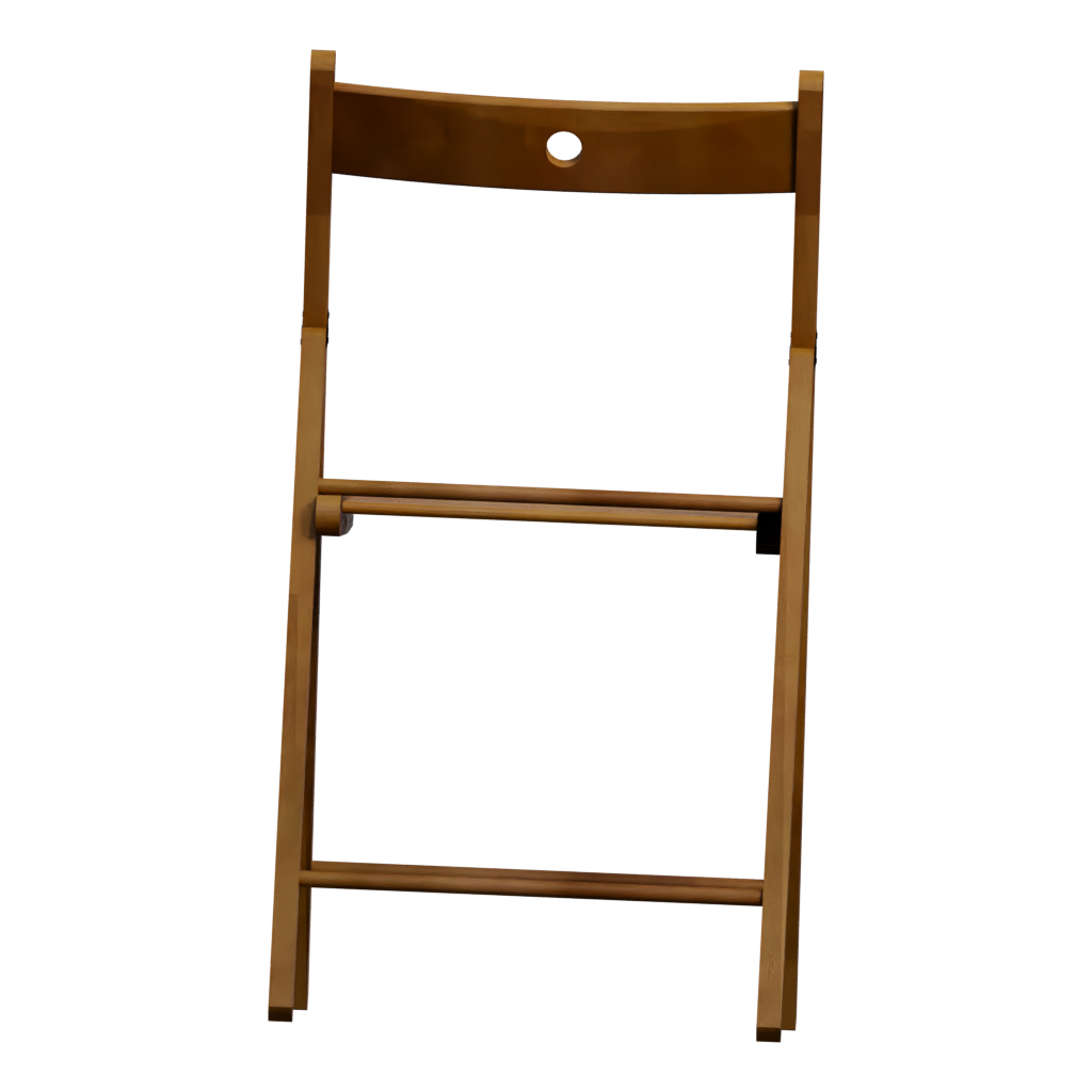 Front view of the Kitchen Stool 3D model