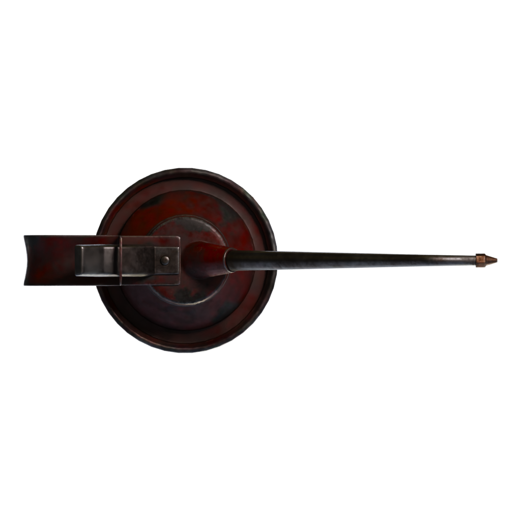 Top view of the Small Oil Can 3D model