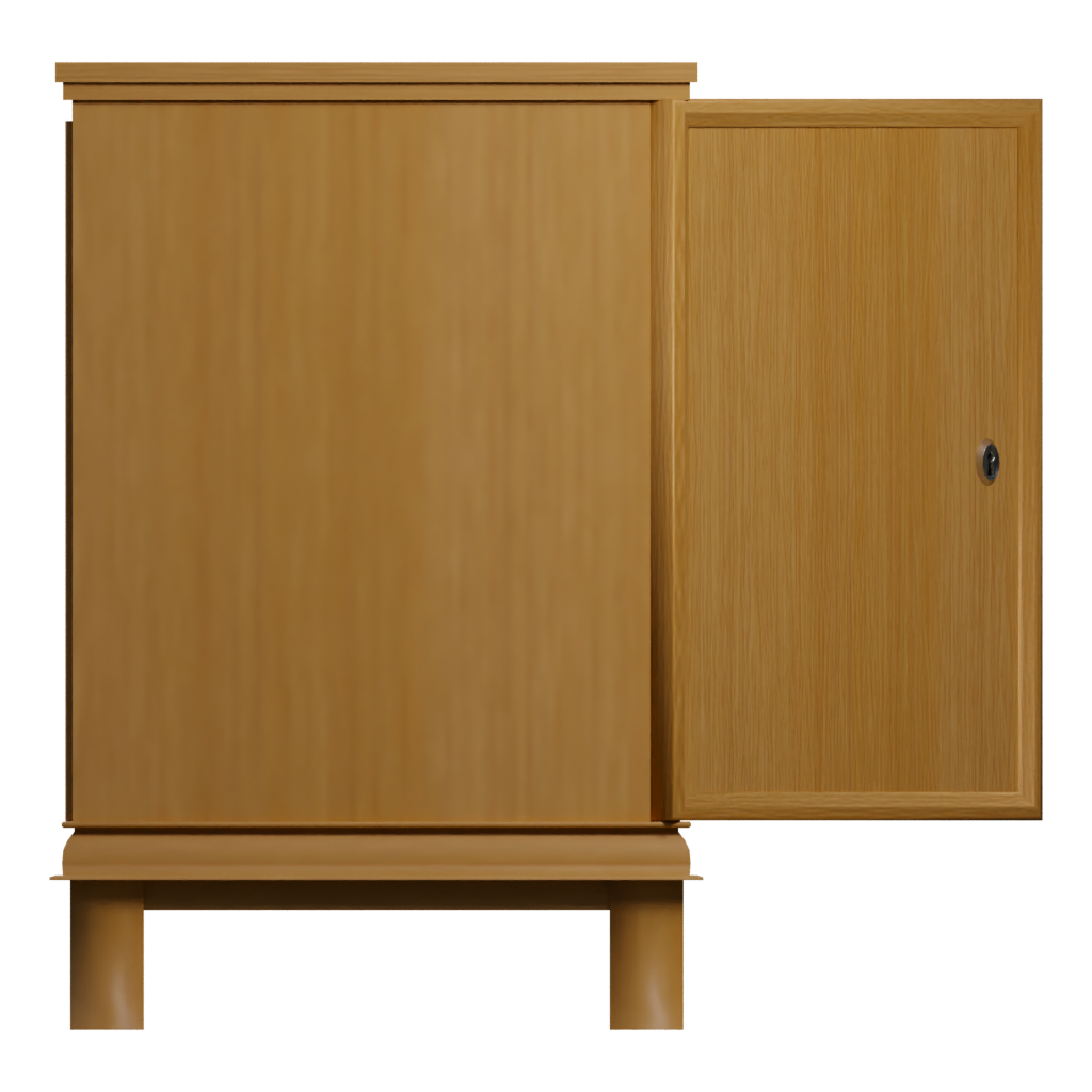 Right view of the Cabinet 3D model