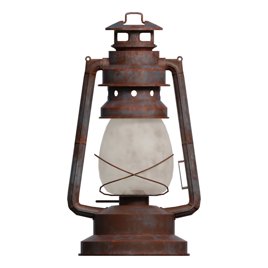 Back view of the Lantern 3D model