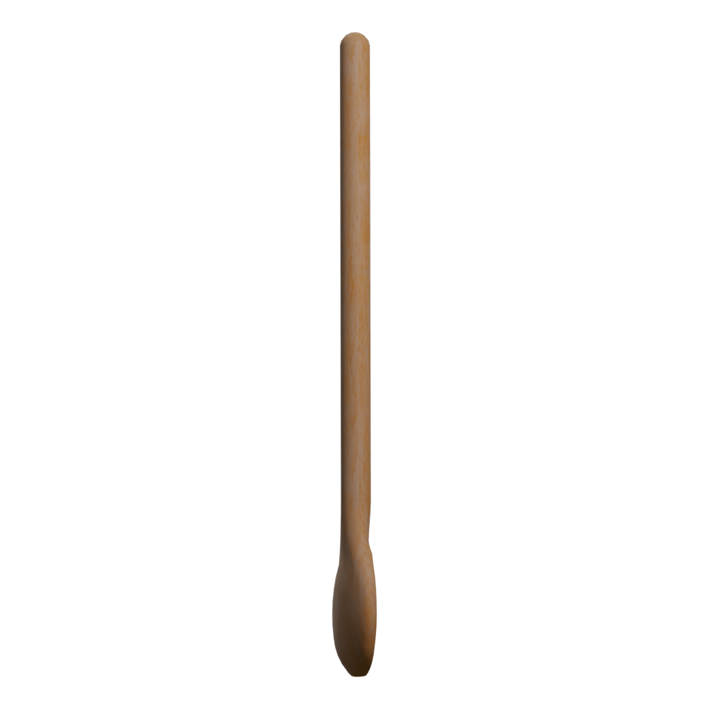 Right view of the Wooden Spoon 3D model