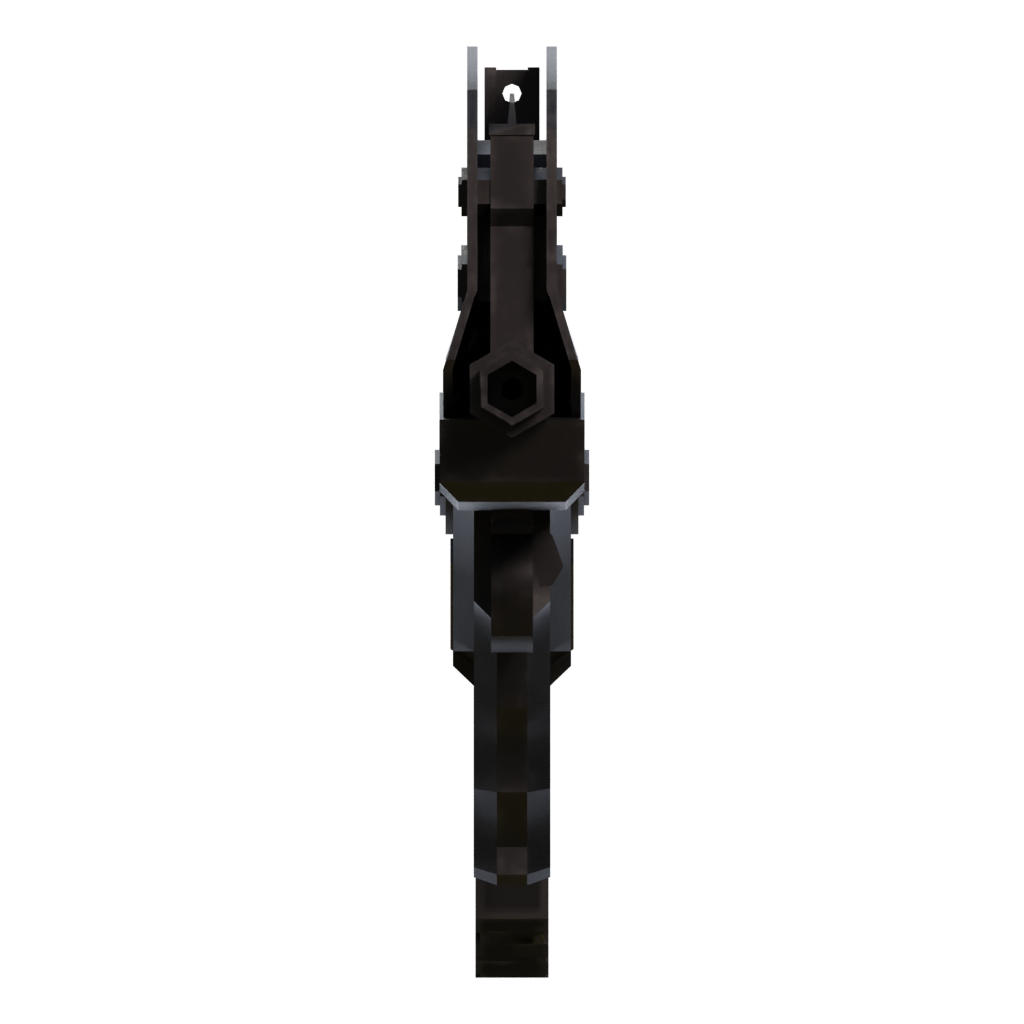 Left view of the FAMAS F1 3D model