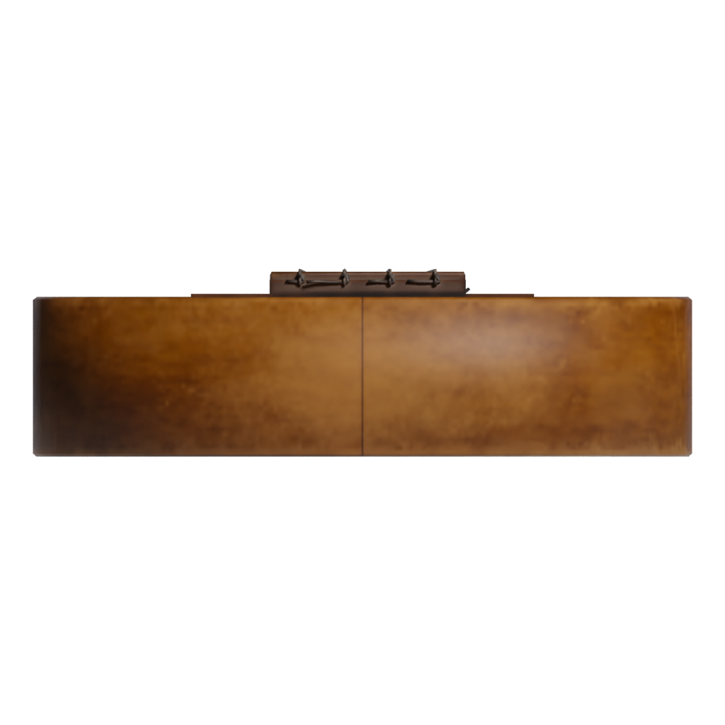 Bottom view of the Ukulele 3D model