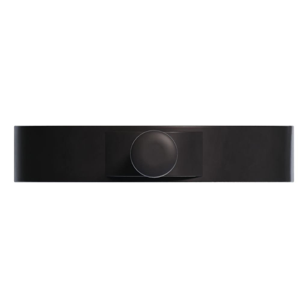 Bottom view of the Magnifying Glass 3D model